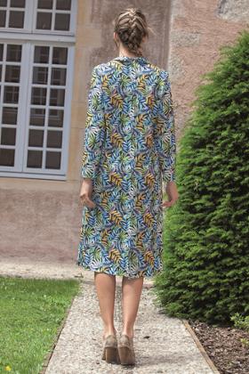ROBE OUVERTE DOS PAR PRESSIONS