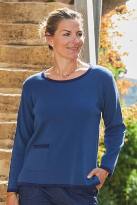 PULL OUVERT DOS