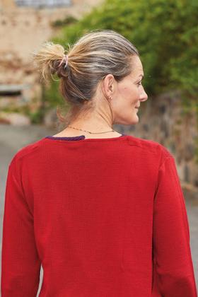 PULL OUVERT DOS