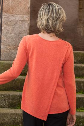 PULL CROISÉ DOS