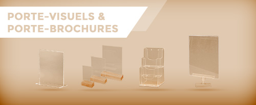 Porte-visuels & porte-brochures