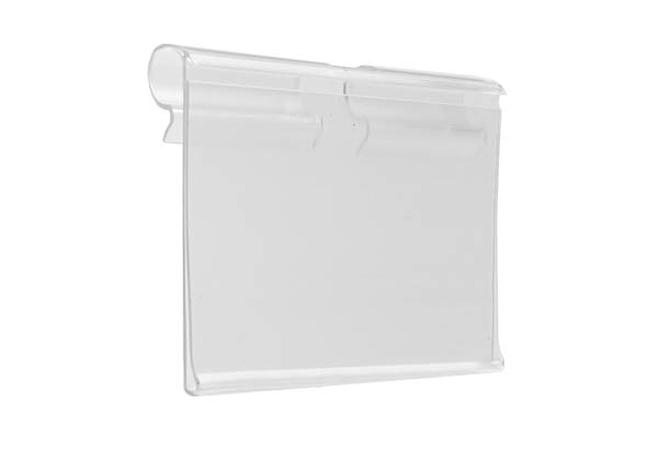 PE transparent pour broche avec retour avant - Encoche 7 mm - 37 x 70 mm