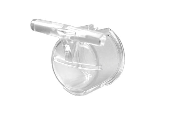 Embout broche perroquet pour tube HMY de 19 mm - Translucide