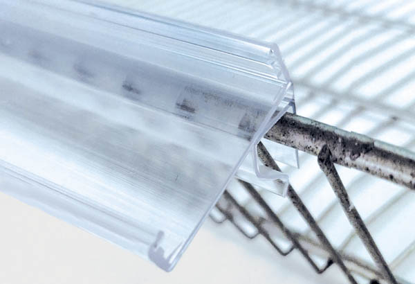 PE électronique EASYFIX pour panière fil - 38 x 890 mm