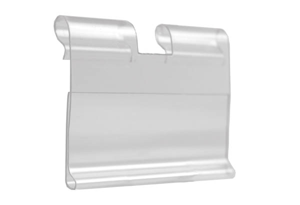 PE transparent pour broche avec retour avant - Encoche 11 mm - 45 x 65 mm