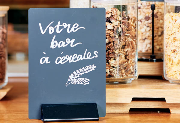 Socle porte visuel en PVC rigide noir - 105 x 70 mm