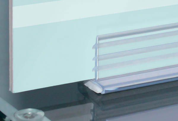 Maxi grip en T adhésif permanent en 75 mm - Base de 25 mm