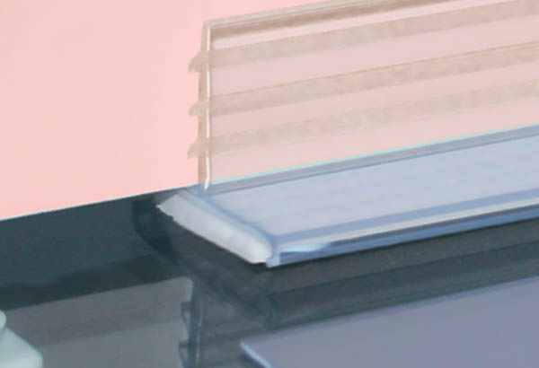 Méga grip en T adhésif permanent en 75 mm - Base de 40 mm