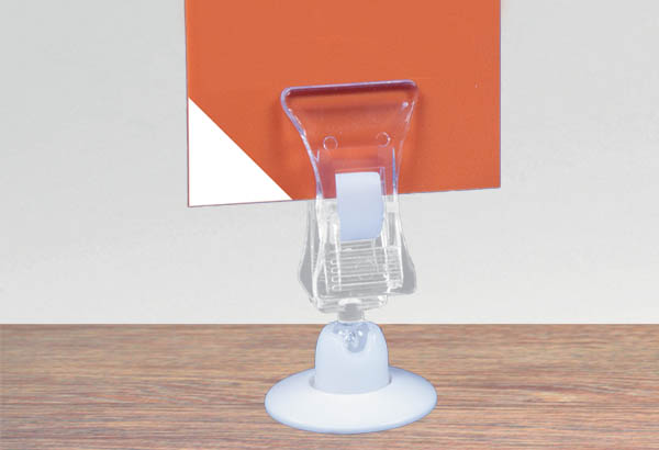 Pince ressort base adhésive - Ø 27 mm x 20 mm