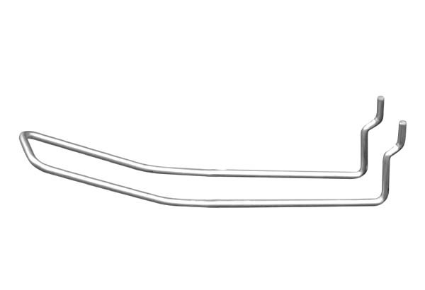 Broche métal double de Ø 2.5 mm pour fond perforé - Longueur 100 mm