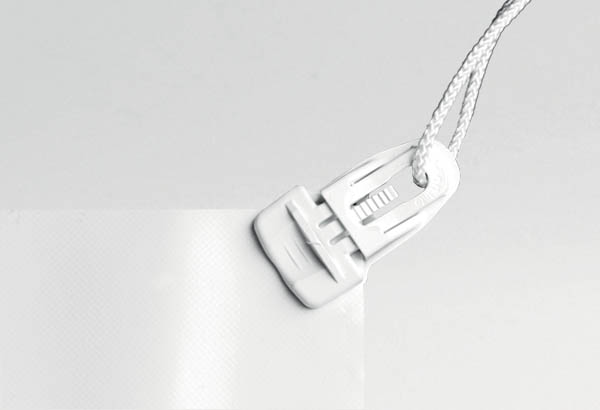 Attache maxi clip autobloquant pour calicot de 5 mm d'épaisseur maximum