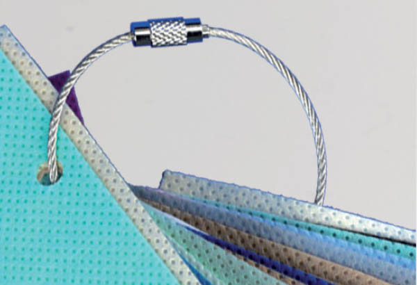 Anneau bracelet avec fil métal de Ø 1,5 mm - Longueur 150 mm