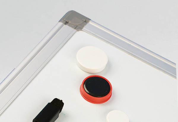 Punaise magnétique blanche de Ø 20 mm (pour une feuille)