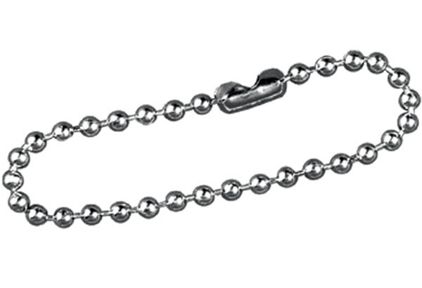 Bracelet chaîne boule de Ø 3.2 mm avec fermoir droit - Longueur 300 mm