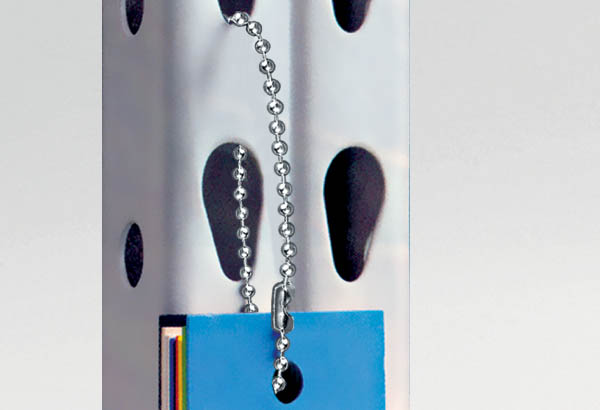 Bracelet chaîne boule de Ø 3.2 mm avec fermoir droit - Longueur 150 mm