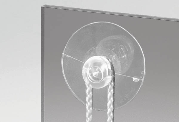 Ventouse de Ø 40 mm avec tête champignon de Ø 13 mm