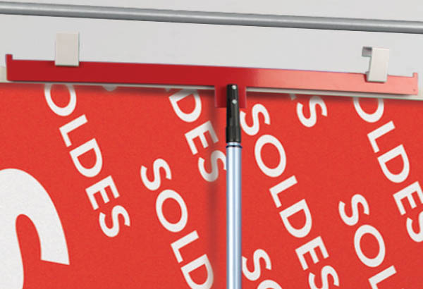 Perche Profil'Up® télescopique embout T - De 1600 à 3000 mm