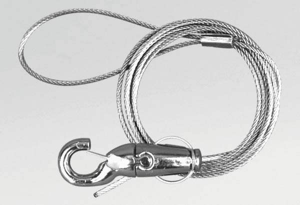 Kit Gripple® Angel® avec câble de Ø 1,5 mm et crochet - Longueur 3000 mm