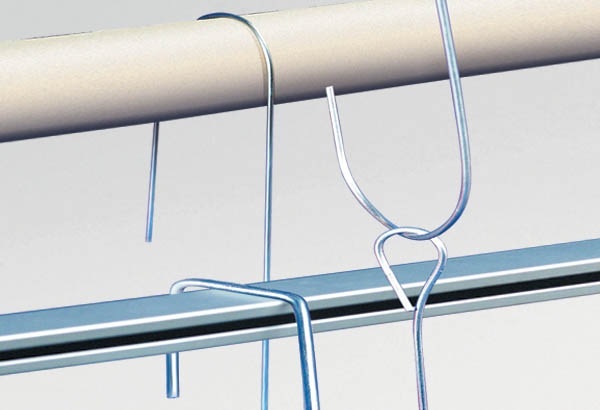 Tige droite adaptable sans crochet - Longueur 1500 mm