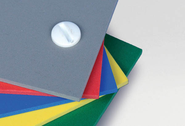 Vis de reliure non permanent Ø 5 mm PVC blanc - Serrage 10 mm
