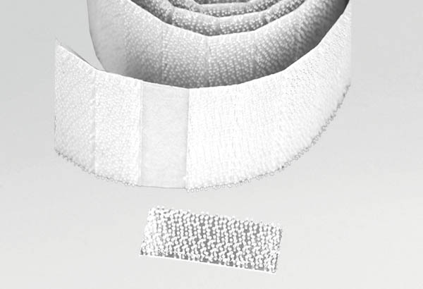 Ruban de 300 pastilles mixte adhésivées de 25 x 24 mm transparent