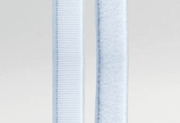 Ruban adhésivé CARAFIX® de 25 mm x 25 m blanc - Ruban boucle