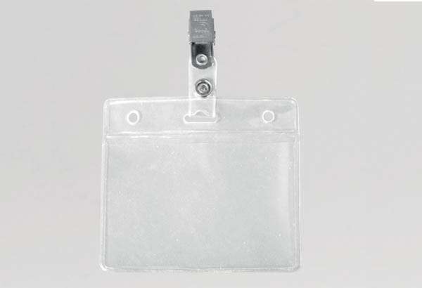 Pochette en PVC souples pour badge porte nom - 92 x 52 mm