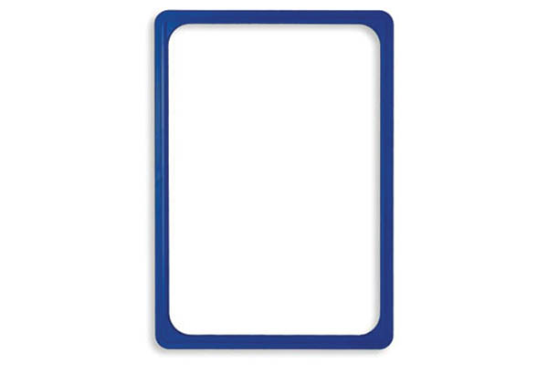 Cadre bleu en PVC - Format affichette A4