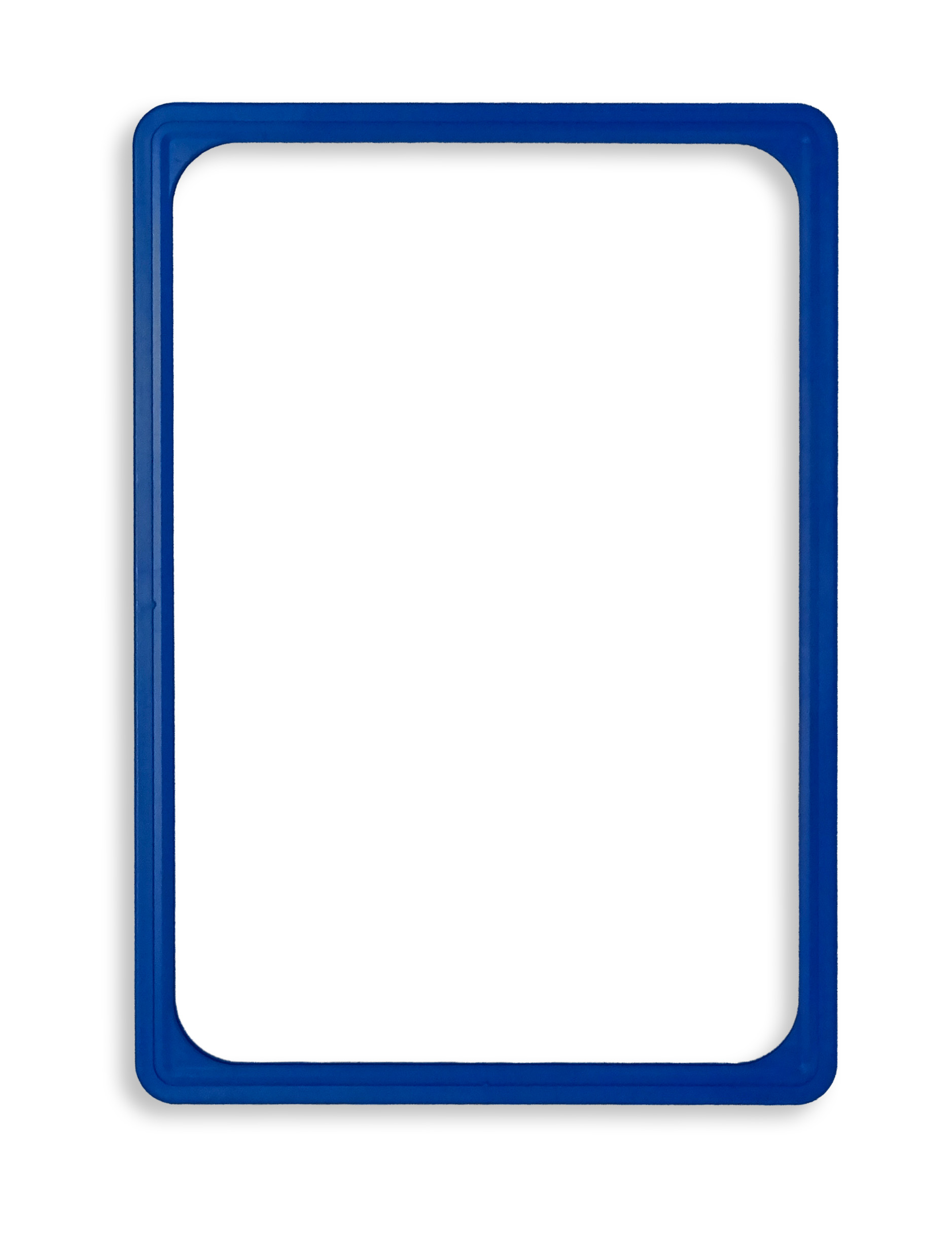 Cadre bleu en PVC - Format affichette A5