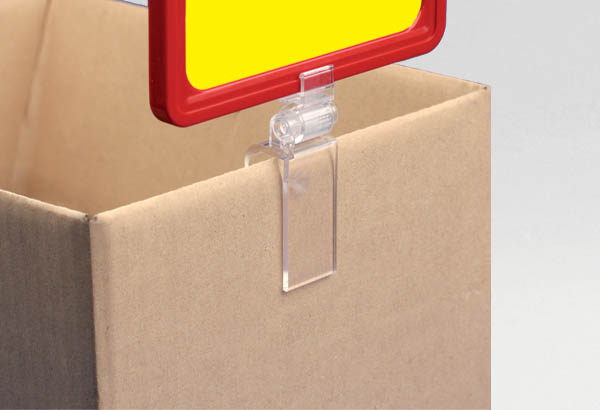 Pince clip orientable bas - haut pour support 20 mm - Pivote à 180°