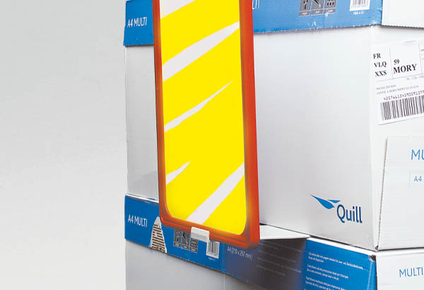 Socle base plate gris clair pour cadres A5 et A4 - 200 x 90 mm