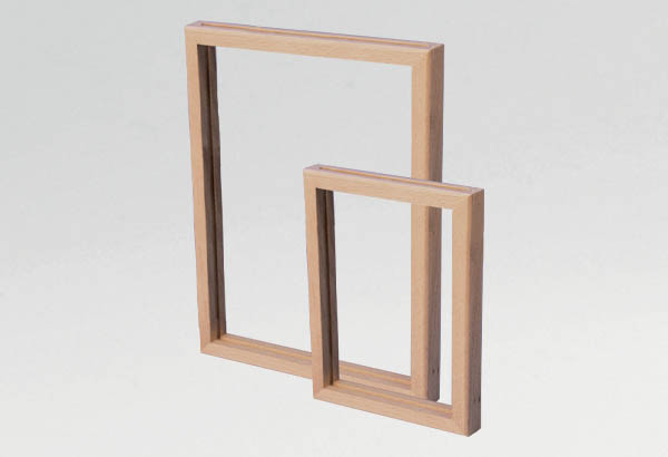 Socle pour cadre en bois de hêtre - 120 x 20 x 20 cm