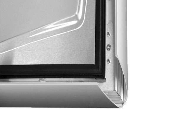 Cadre clippant mural spécial extérieur en aluminium - Profil 35 mm - Format A3