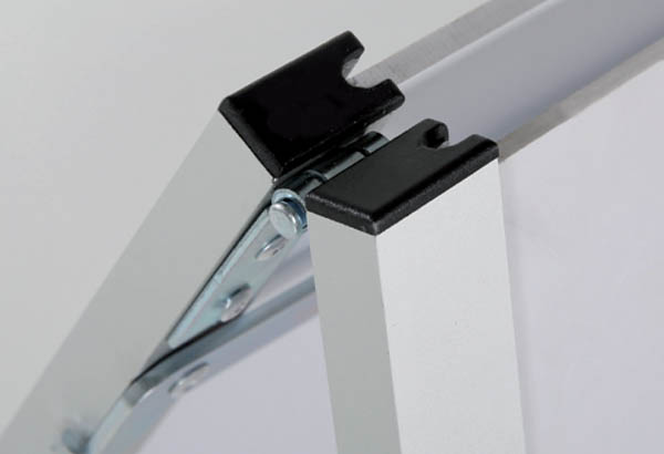 Chevalet personnalisable pliable avec profil de 20 mm en aluminium - Format A1