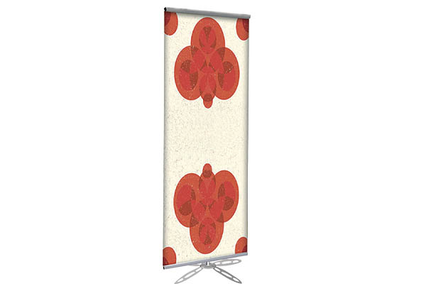 Porte affiches EKOJET® réglable sur pied en aluminium - 800 x 2000 mm