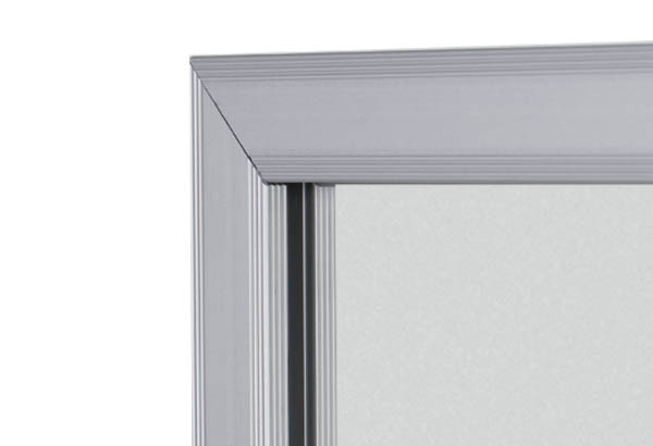 Cadre A1 sur pied en aluminium - Eco tableau Info - 2 niveaux