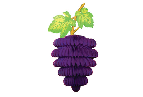 Raisin petit modèle violet - 30 cm