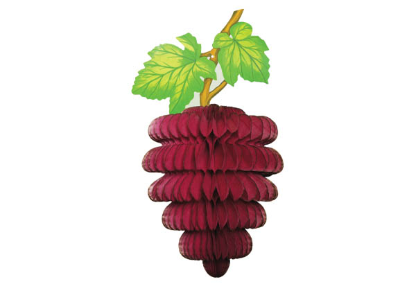 Raisin grand modèle Bordeaux - 95 cm