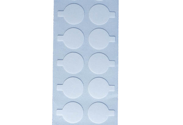 Lot de 200 pastilles adhésives CARTACK® 611 T en mousse transparente - Ø 19 mm