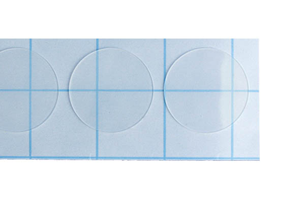 Lot de 1000 pastilles adhésives CARTACK® 511 T en mousse transparente - Ø 25 mm