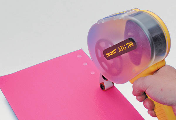 Lot de 1500 pastilles "gouttes de colle" de Ø 9 mm spécial dévidoir ATG - Adhésif amovible