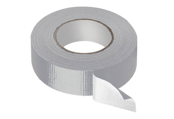 Toile GAFFER Ultramarque® adhésivée 1 face de 50 mm x 50 m - Argent