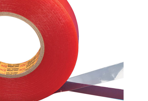 Double face CARTACK® 350 R en polyester transparent - 12 mm x 50 m