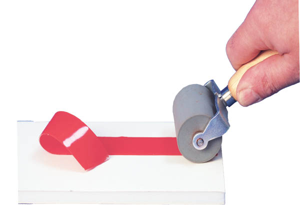 Roulette d'application double face