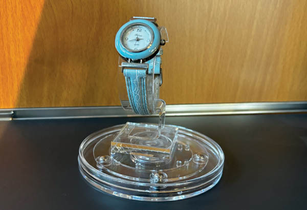 Plateau tournant non automatique transparent - Ø 100 mm