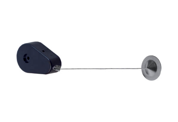 Système PULL BOX avec base adhésive et plaque - Câble extensible jusqu'à 945 mm