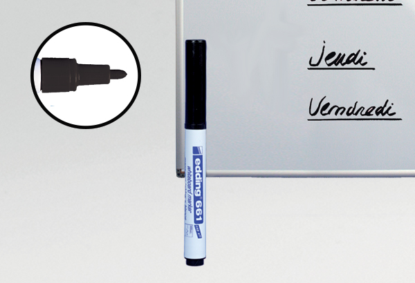 Marqueur Edding® - Pointe fine de 1 à 2 mm noire