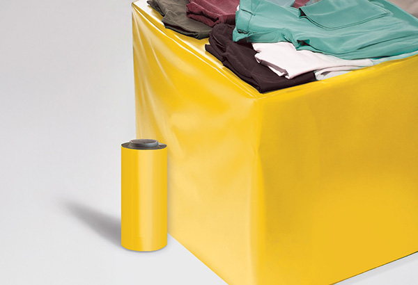 Rouleau de laquefolie® uni de 60 cm x 50 m - Jaune or