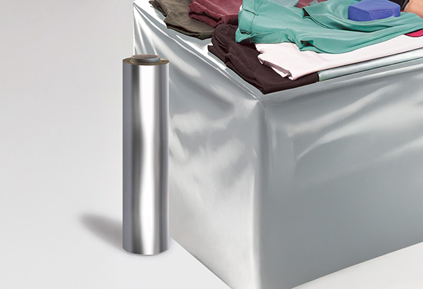 Rouleau de laquefolie® uni de 130 cm x 50 m - Argent