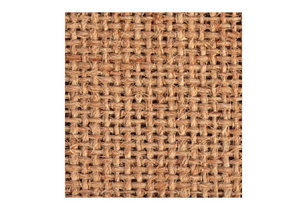 Rouleau de tissu uni toile de jute de 260 cm x 10 m - Naturel